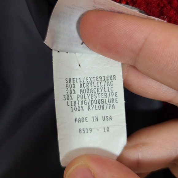 NILS Resort Collection Red S Fleece Teddy Jacket Winter Holiday Vintage Cozy - Picture 10 of 12